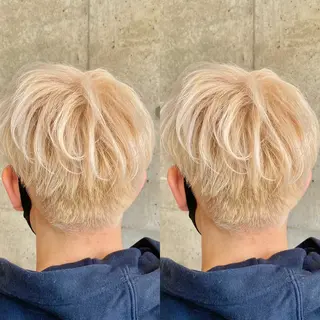 カラー メンズ おおつか せいやのヘアスタイル