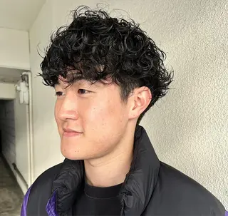 パーマ メンズ 猪原 海斗メンズパーマのヘアスタイル