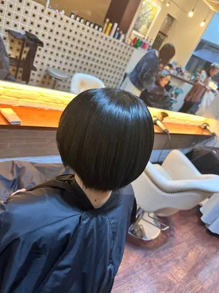 ショート ORANGE POP _HIBIKIのヘアスタイル