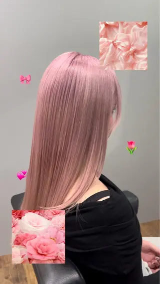 セミロング カラー 🌞SoL🌞竹原 沙希のヘアスタイル