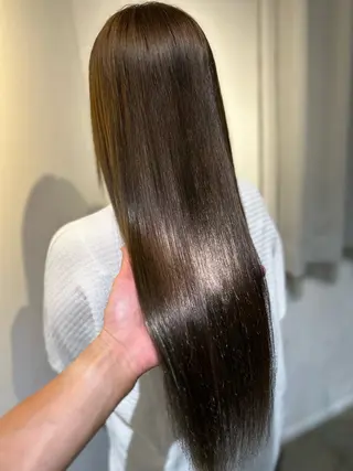 ロング カラー 縮毛矯正／髪質改善 🌟mizukiのヘアスタイル