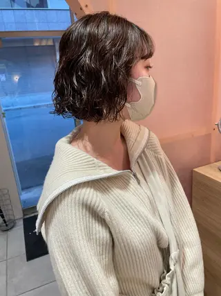パーマ 上平 綾菜のヘアスタイル