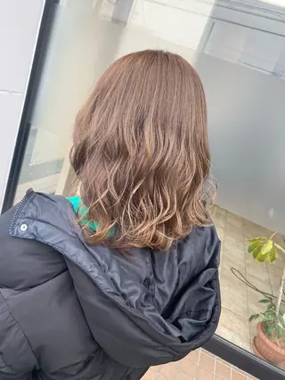 ミディアム 🇰🇷韓国風顔周り NANAMI🇰🇷のヘアスタイル