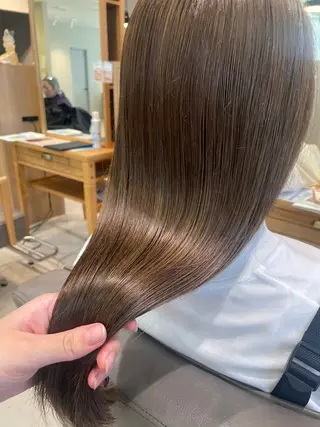 ロング 透明感カラー⭐️🌈 野村玲美のヘアスタイル