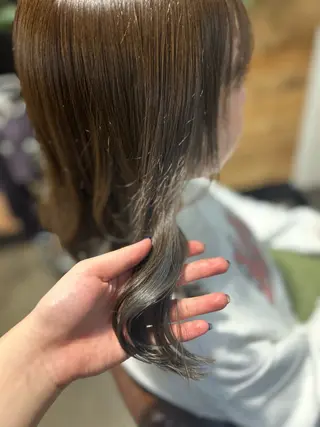 ミディアム カラー 艶髪/レイヤー 🦋MIYUUのヘアスタイル