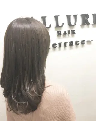 セミロング カラー 松田 和樹のヘアスタイル