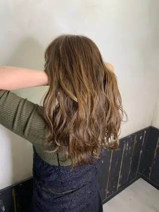 ロング カラー ヘアアレンジ AUBE HAIRazul吉祥寺所属・綺麗な髪質にしたい方 限定🌈清水　祥のヘアスタイル