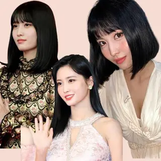 セミロング 韓国 / 中国ヘア 🦋Noniのヘアスタイル