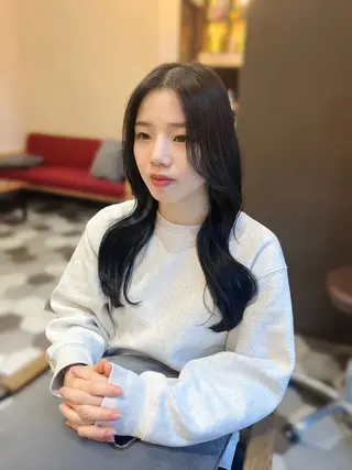 カラー ヘアアレンジ 似合わせ顔まわり カット💛森尾真由美のヘアスタイル