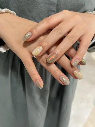 ネイル 小川 奈々花のネイルデザイン