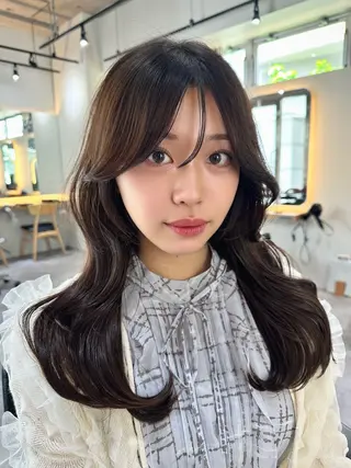 ロング カラー レイヤーカット/ ブリーチカラー/雅人のヘアスタイル