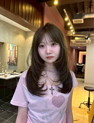 ロング HAIR&MAKE SeeK 八王子店所属・盛れる顔まわり/ メンズ/フウカ🩶のヘアスタイル