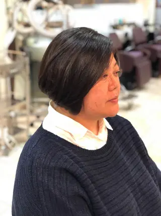 ショート Of HAIR所属・✨デザインカラー✨ ハイトーン　森貴章のヘアスタイル