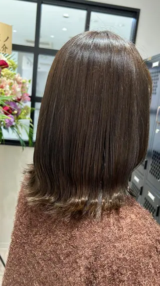 ミディアム カラー 🌈安藤愛/透明感 艶カラー🫧ROWのヘアスタイル