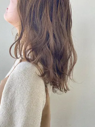 セミロング 小澤大輔 YOLO hairのヘアスタイル