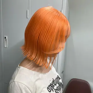 ミディアム カラー 🌟ハイトーン/ボブ /RYOJU🌟のヘアスタイル