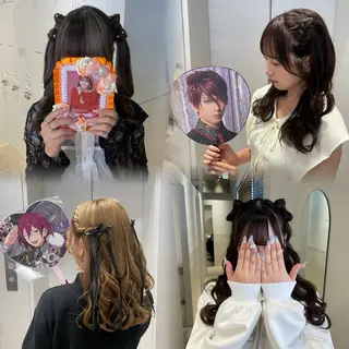 ヘアアレンジ 🌐カワイイ製造機 💖マチ🦋のヘアスタイル