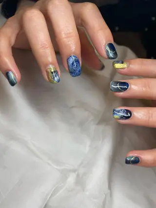 ショート カラー パーマ ヘアアレンジ メンズ キッズ ネイル マツエク・マツパ アイブロウ nail&eye Aoのマツエク・マツパデザイン