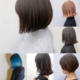 セミロング ヘアアレンジ パーマ カラー メンズ N゜jillva ナンバージルバのヘアスタイル