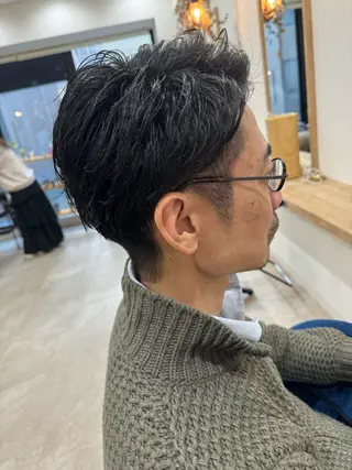 ショート パーマ メンズ FURUSHO所属・髪質改善/縮毛矯正 /メンズパーマ川田のヘアスタイル