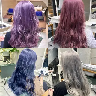 ロング カラー 金子 真悠のヘアスタイル
