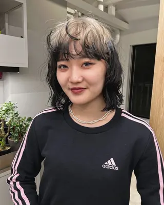 ミディアム カラー ケアパーマ/ブリーチ daisukeのヘアスタイル