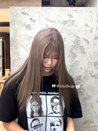 セミロング 🤍カラーモデル募集 紗愛‎🤍のヘアスタイル