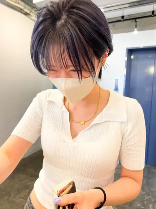 ショート カラー レイヤーカット/ 火ノ見🪡のヘアスタイル