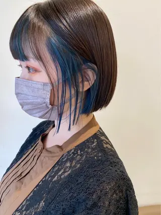 ショート 赤みオフの透明感職人 /ケア重視の美髪施術のヘアスタイル
