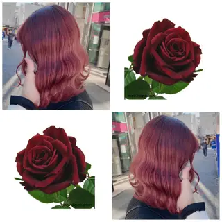 カラー デザインカラー MIKU🦋のヘアスタイル