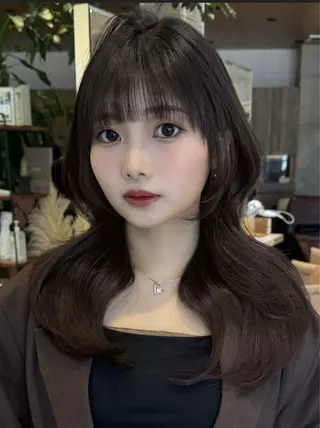 ミディアム 無料カットモデル /レイヤー特化/荒砂のヘアスタイル
