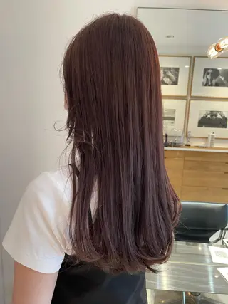 カラー ラベンダー/レイヤー スタイル🤎mamiのヘアスタイル