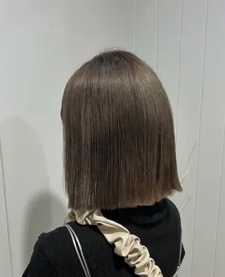 ミディアム カラー ワンカラーモデル / 犬塚愛奈のヘアスタイル