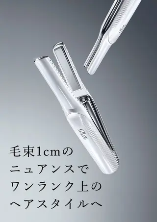 ミディアム ブリーチなしダブル カラー縮毛矯正　下野のヘアスタイル