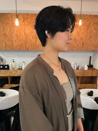 ショート 暖色/パーマ 🌼クニトウメイのヘアスタイル