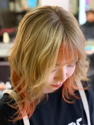 セミロング カラー ✂️大門 巧✂️ LAFF難波店のヘアスタイル