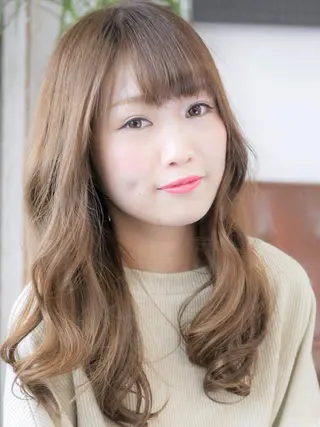 セミロング カラー hatena所属・末吉 慶多のヘアスタイル