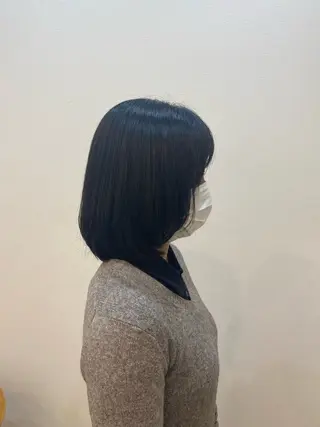 ミディアム ヘアメイクage所属・木山 萌香のヘアスタイル