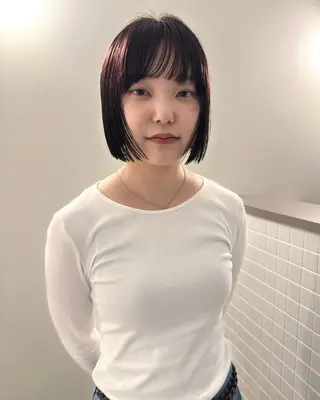 ショート カラー ブリーチ/似合わせ Kaito🦕/栄のヘアスタイル