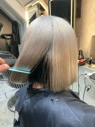 ミディアム ダブルカラー /垣尾颯大のヘアスタイル