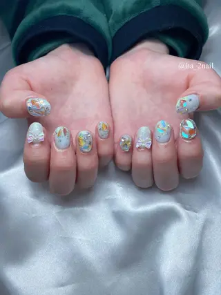 ネイル NAIL and EYELASH ALPHA.所属・ALPHA. 姫繇のネイルデザイン