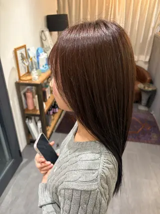 ロング 佐々木 そらのヘアスタイル