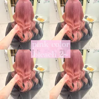 ロング カラー ピンクカラー🎀/ ミルクティー🍼花音のヘアスタイル
