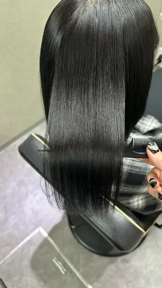 セミロング 艶カラー/髪質改善 /HANAのヘアスタイル