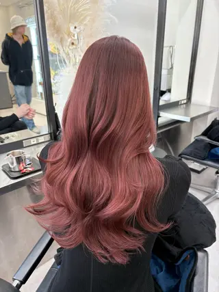 ロング カラー 堀江/透明感 ベージュ/白川幸太のヘアスタイル