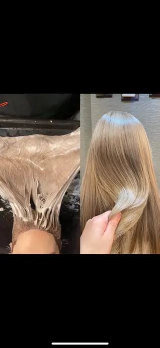 カラー OLD.L所属・エクステ&カラー専門 羽エクステ 新大久保のヘアスタイル