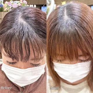 セミロング Miyu🦄ash メンズカット/まつげのヘアスタイル