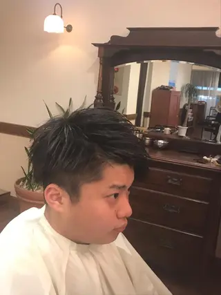 ショート おしゃれ泥棒 石原メンズ特化美容師のヘアスタイル