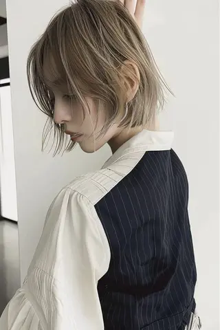 ショート カラー lana hair 新宿/髪質改善/韓国のヘアスタイル