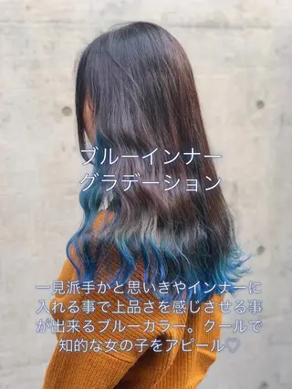 ロング カラー ヘアアレンジ ALLY（アリー）所属・ミニモお気に入り数 No.1宍戸雄弥のヘアスタイル